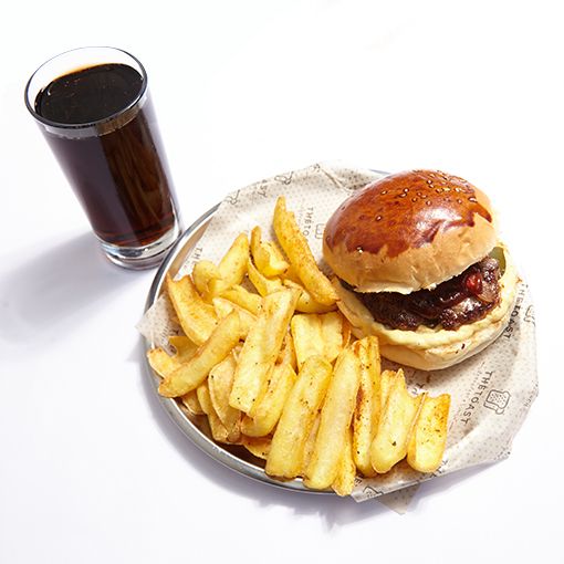 BBQ Burger Menü