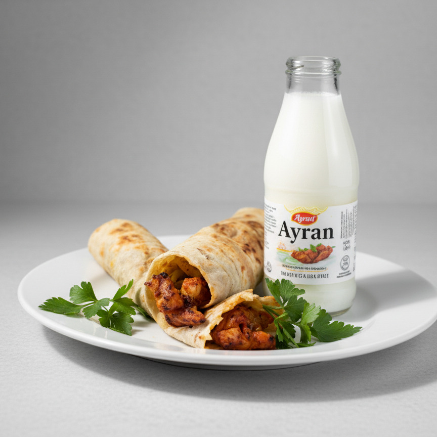 Tavuk Döner Dürüm + Ayran (180 ml