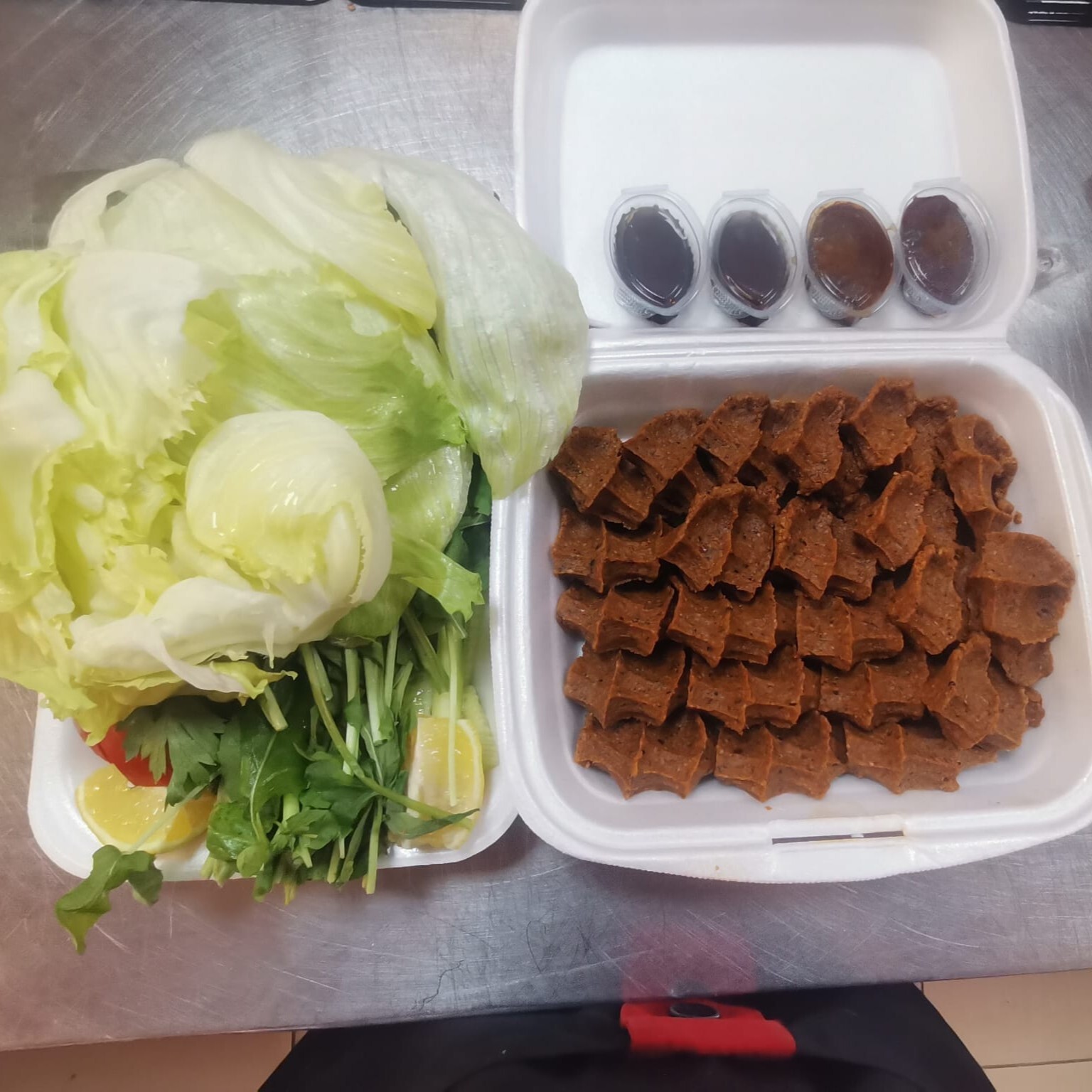 Çiğ Köfte (600 gr) Porsiyon Menü