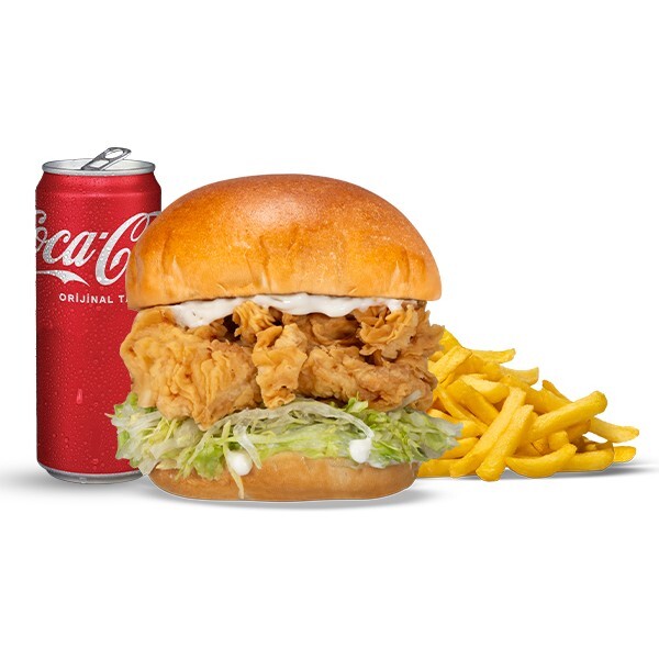 Chicken Tenders Burger Menü