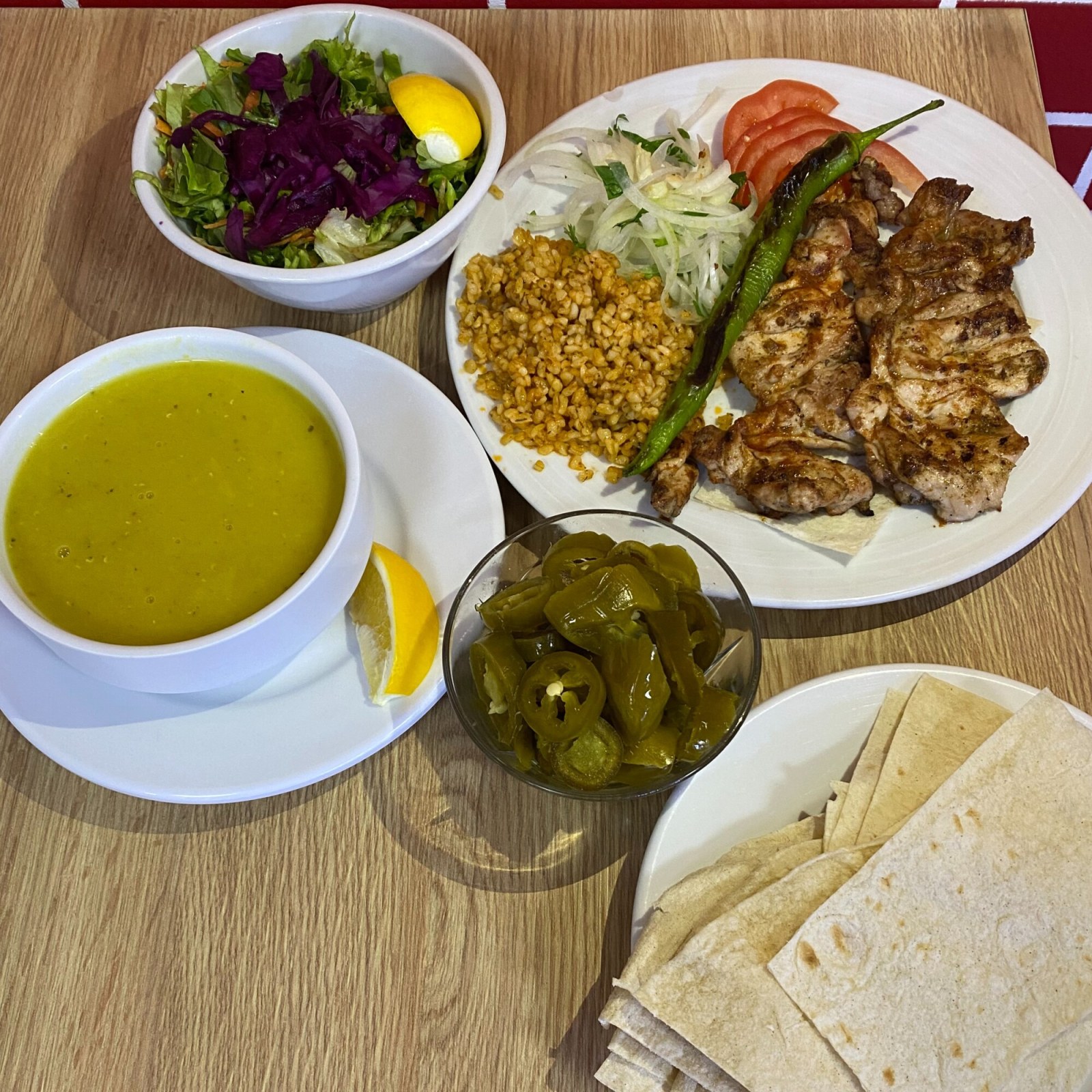Tavuk Pirzola Menü (1 Kişilik)