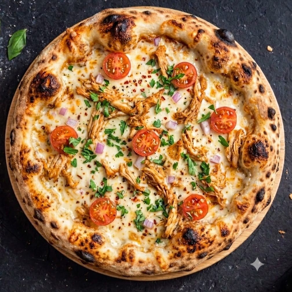 Pizza Al Pollo Piccante (Özel soslu tavuklu pizza)