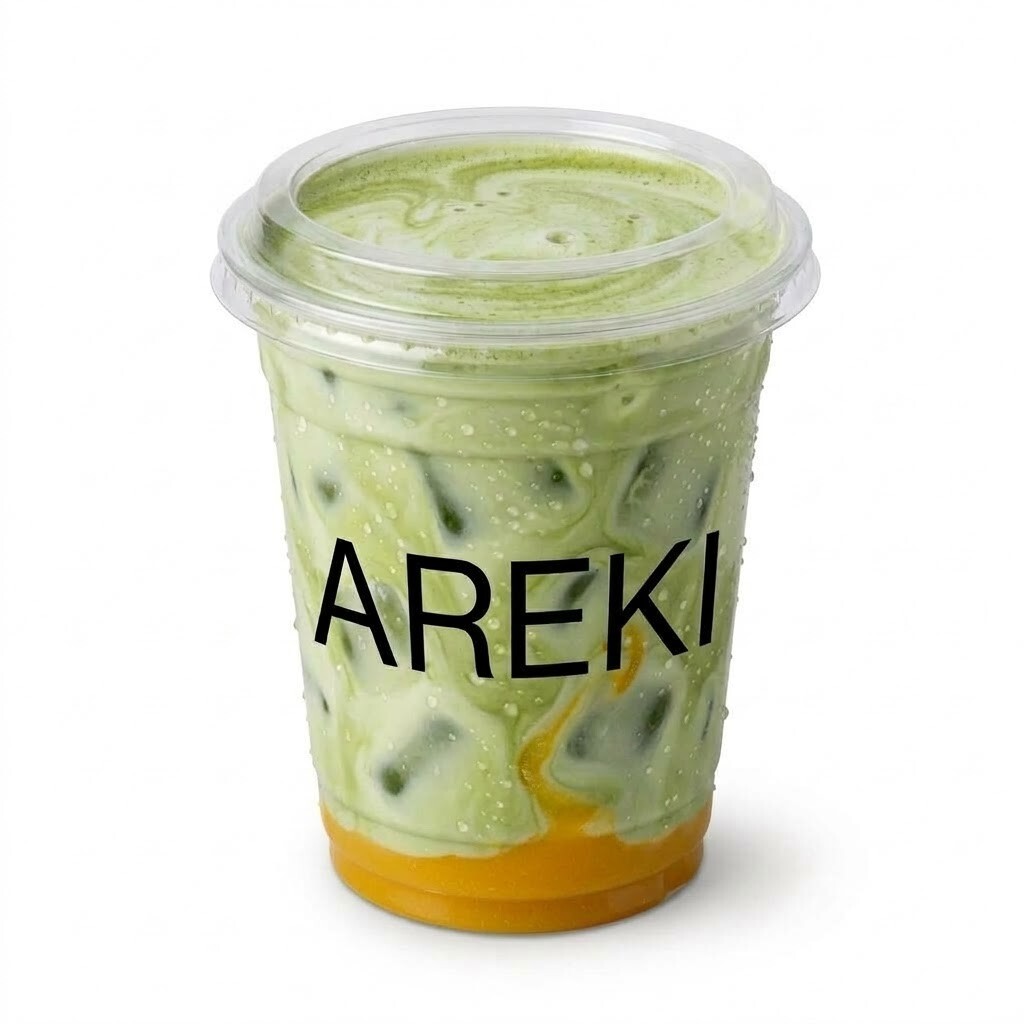 Iced Mango Matcha Latte