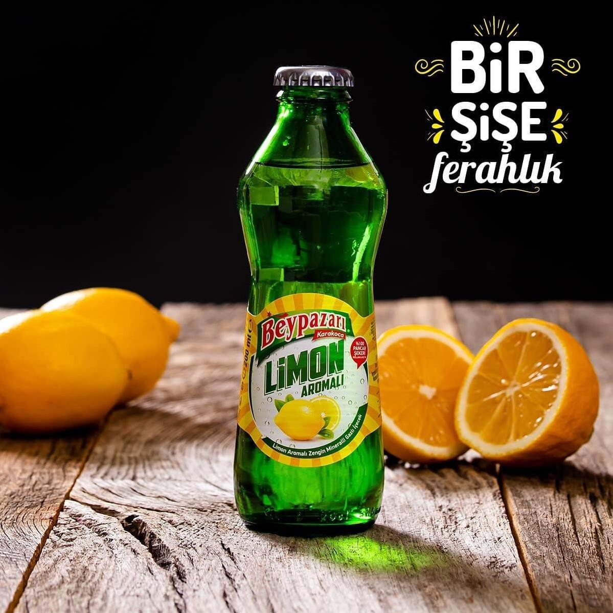 Beypazarı Limon Aromalı Maden Suyu 200 Ml
