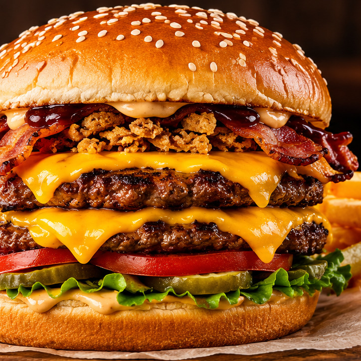 Duble Texas Burger Menü