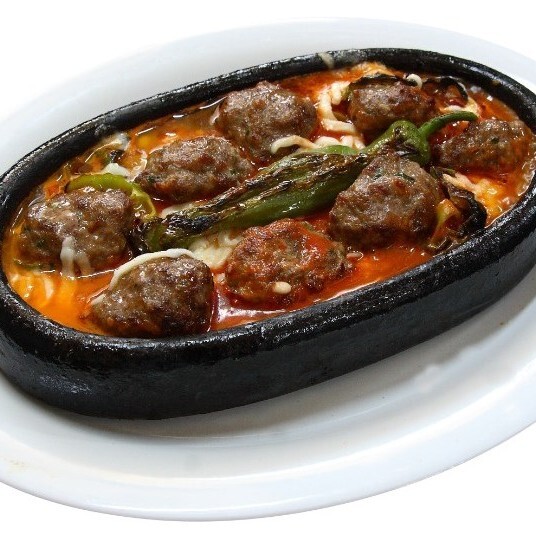 Kiremitte Kaşarlı Köfte