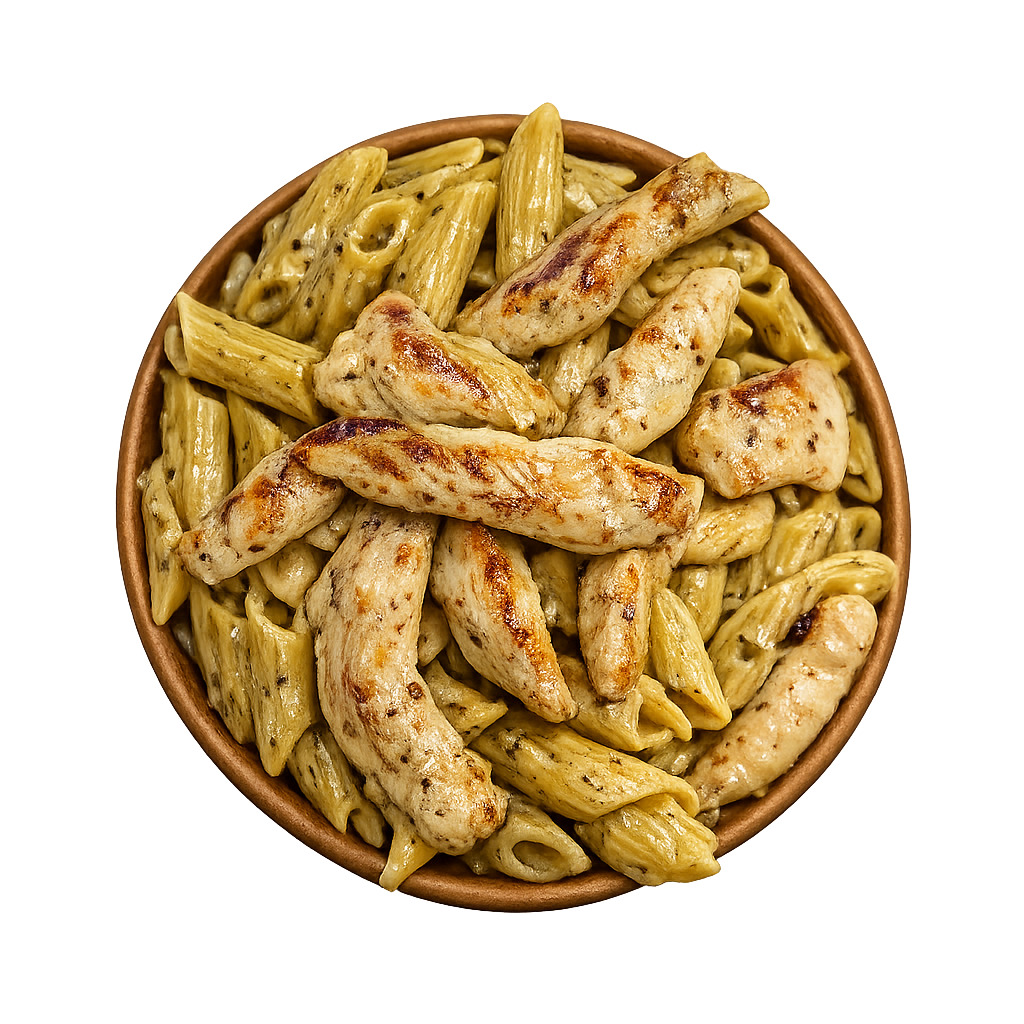 Fesleğenli Tavuklu Penne