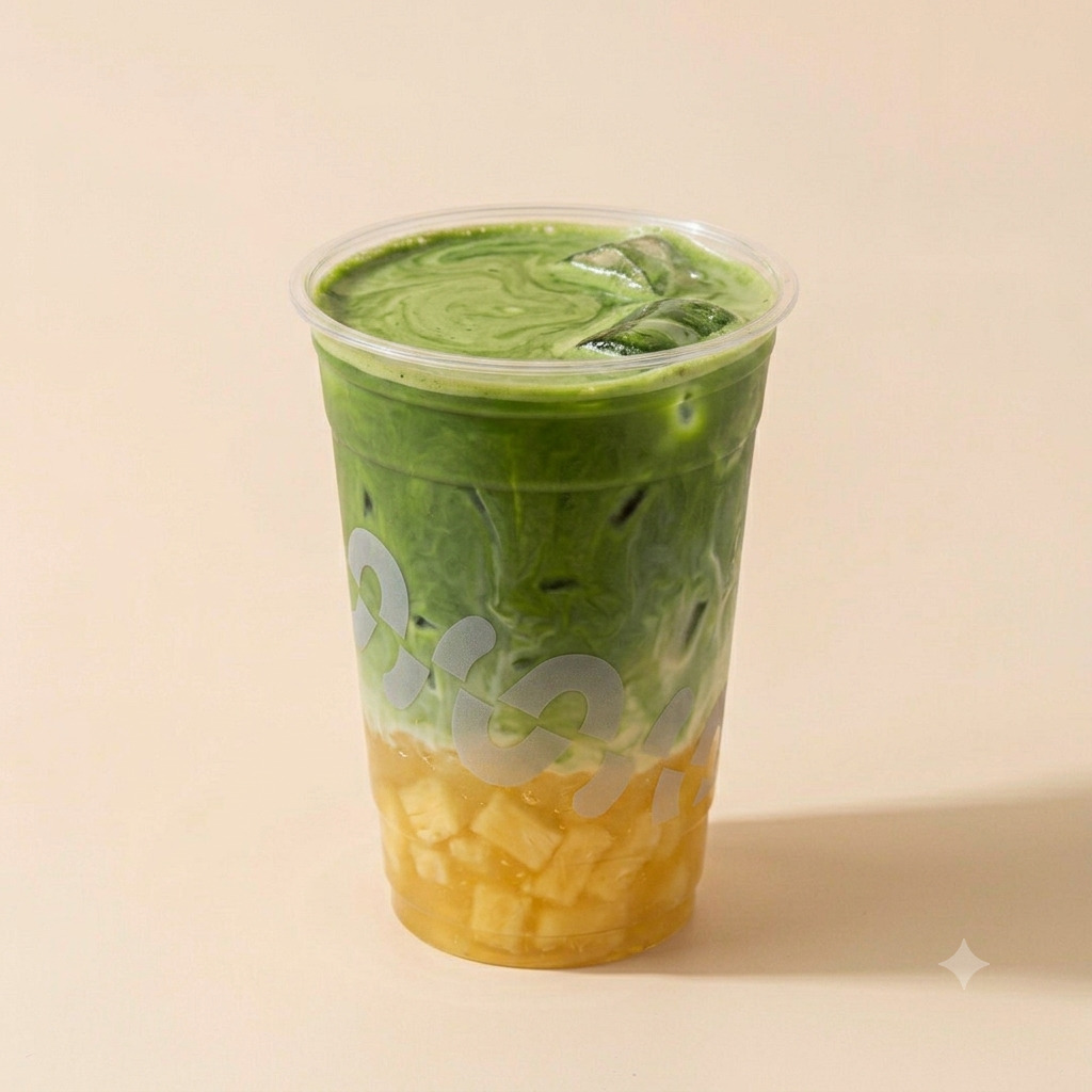 Iced Pineapple Matcha