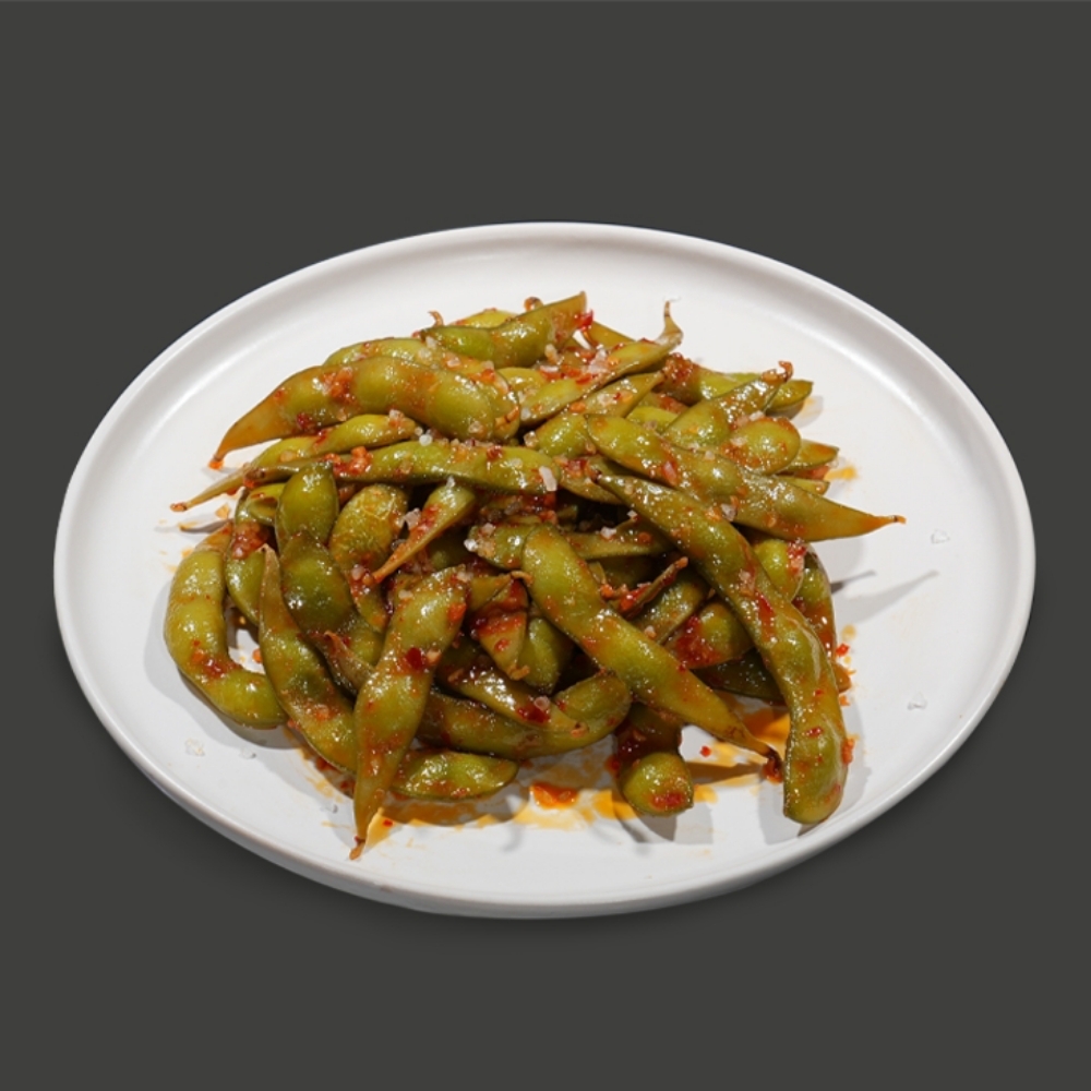 Sarımsaklı Acılı Edamame