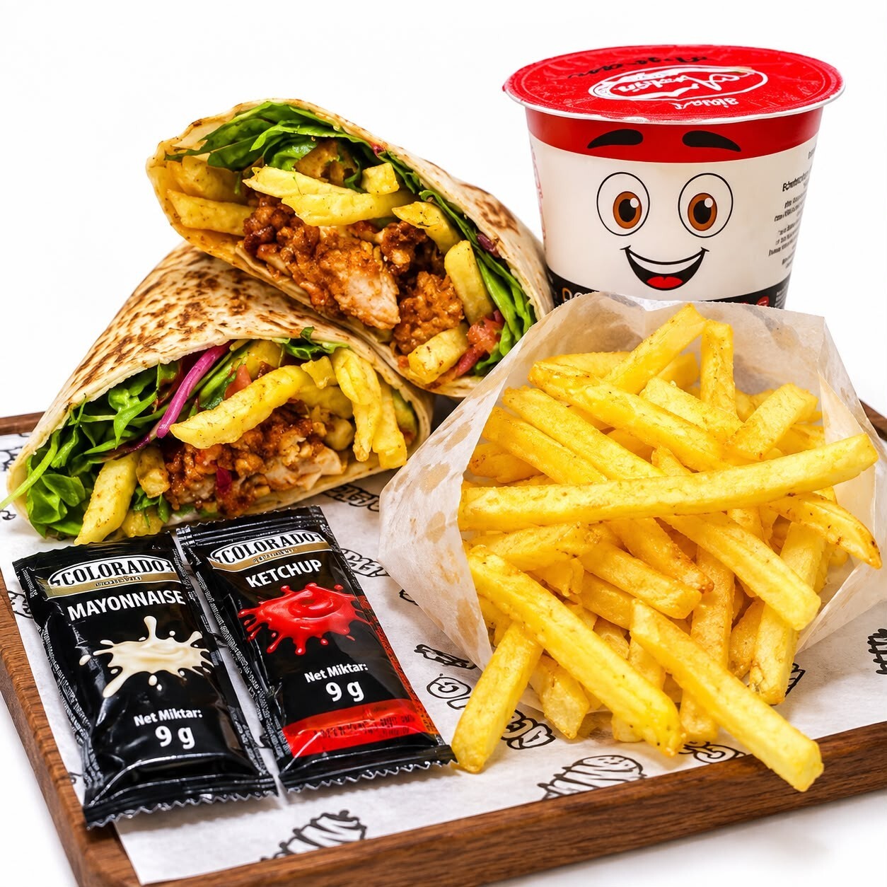 Wrap Gurme Ayran menü
