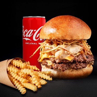 Mantarlı Smash Burger & Cola Menü
