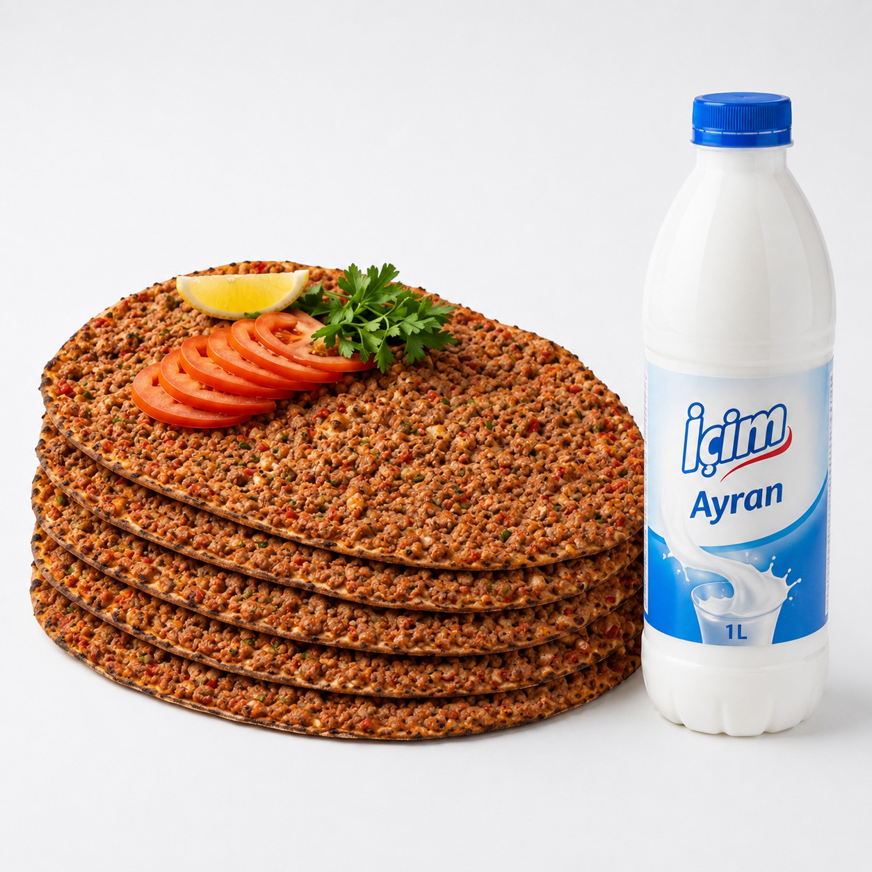 5 Adet Lahmacun + Ayran (1 L)