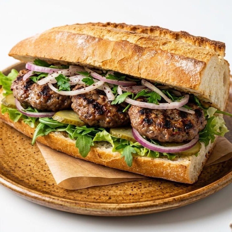 Yarım Köfte Ekmek
