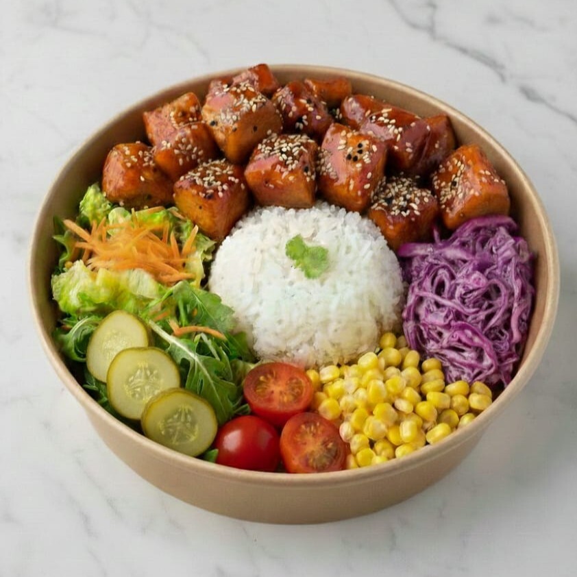 Barbekü Tavuklu Bowl