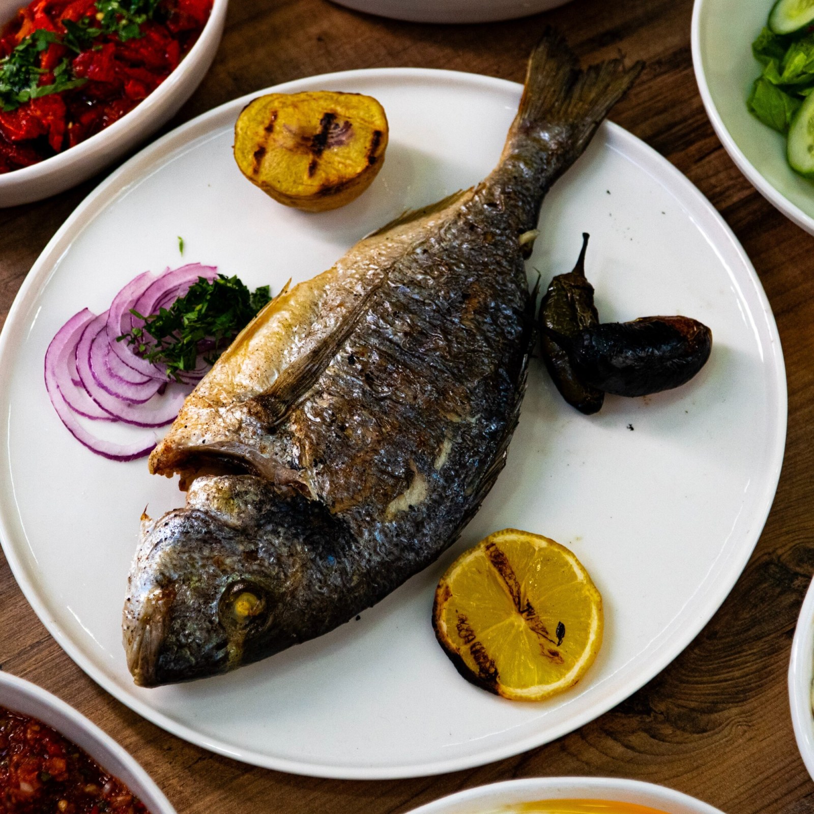 Izgara Deniz Çupra Menü (400/600 Gr Arası)