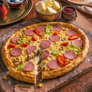 Salamlı Pizza