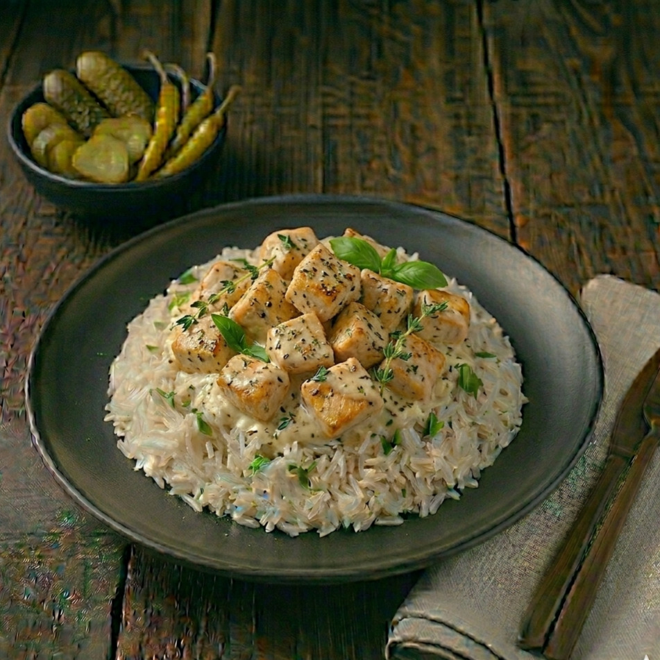 Kekikli Tavuk Pilav
