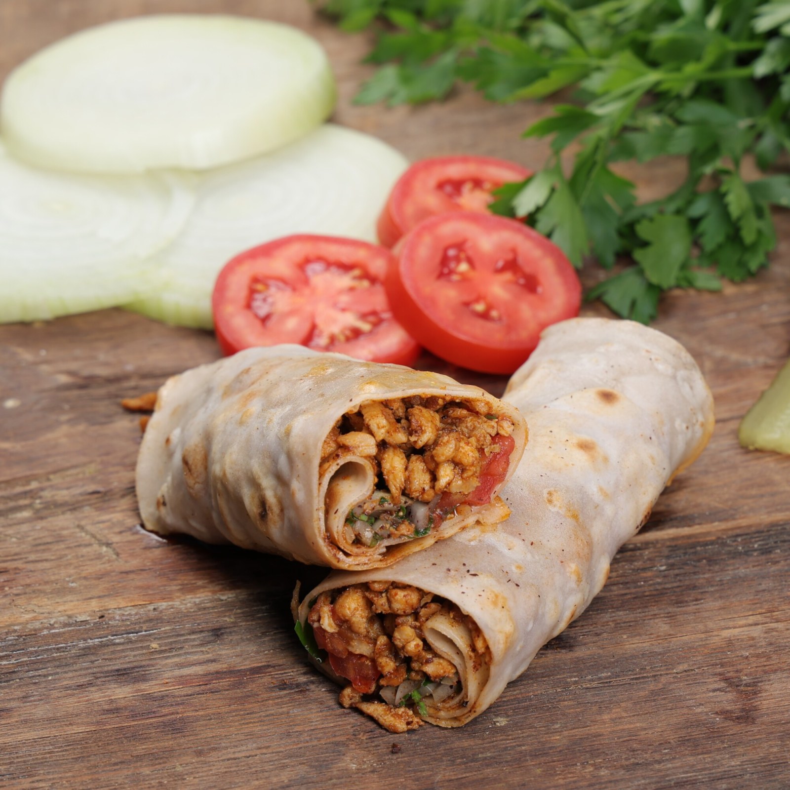 Glutensiz Tavuk Tantuni Dürüm