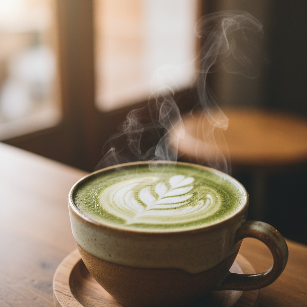 Strawberry Matcha Latte