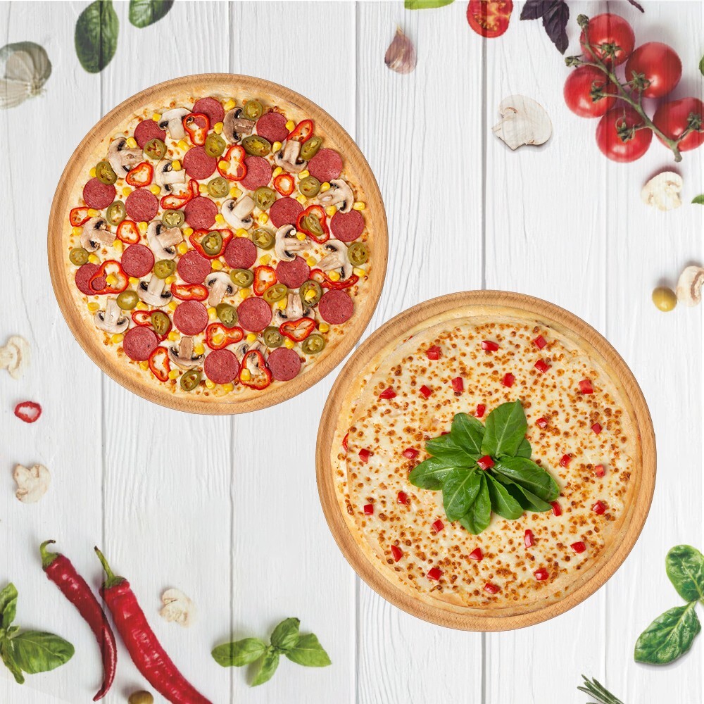 2 Orta Boy Pizza
