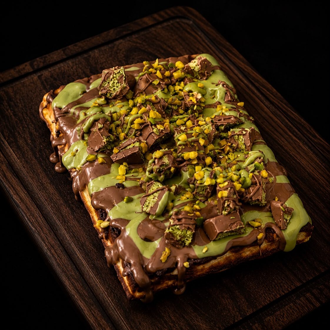 Dubai Chocolate Waffle