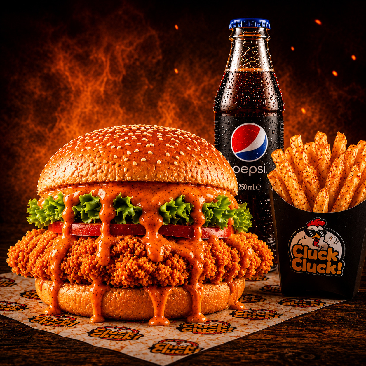 Peri Peri Burger Menü