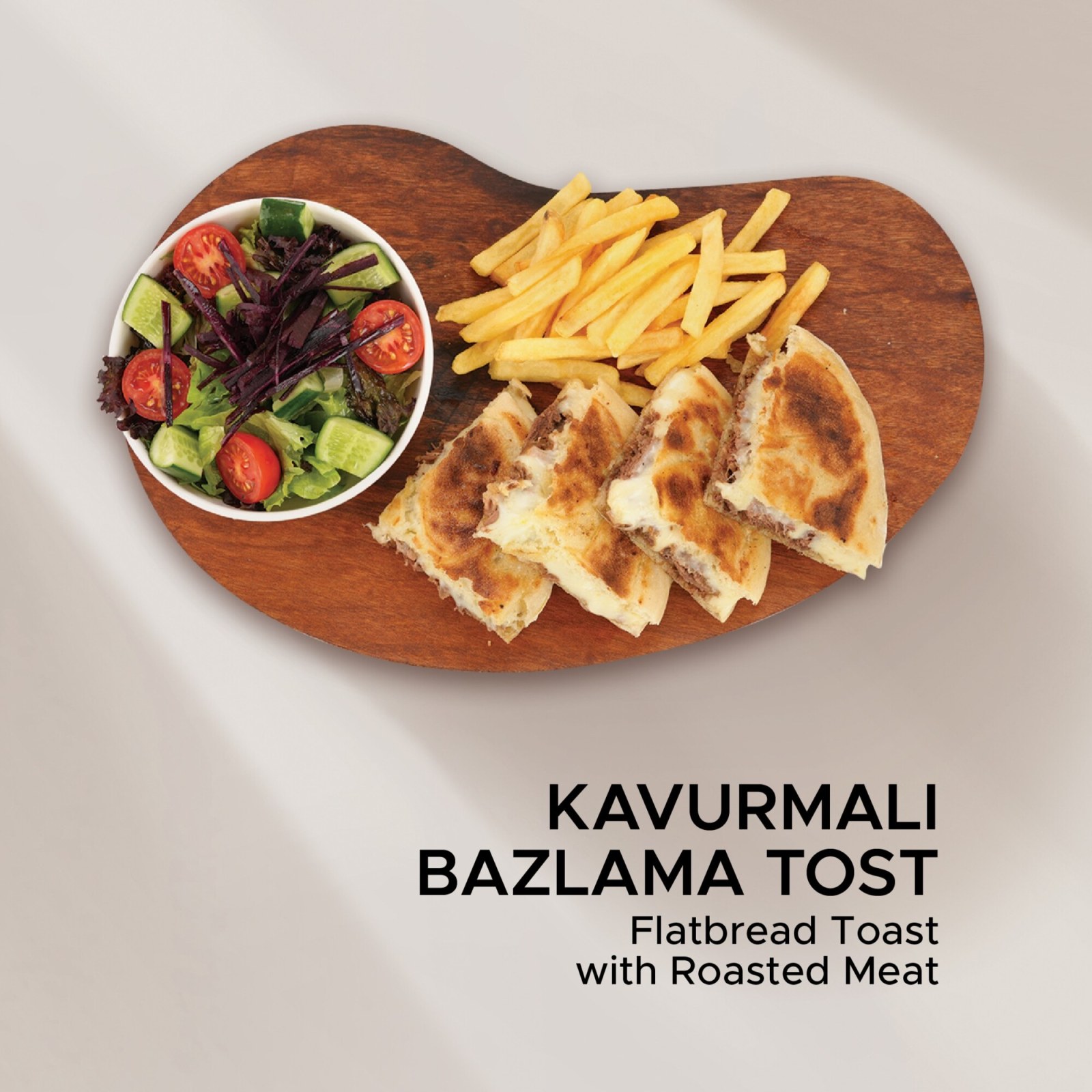 Kavurmalı Bazlama Tost