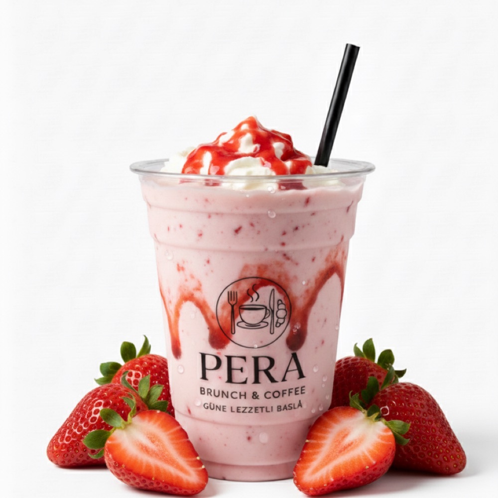 Çilekli Milkshake