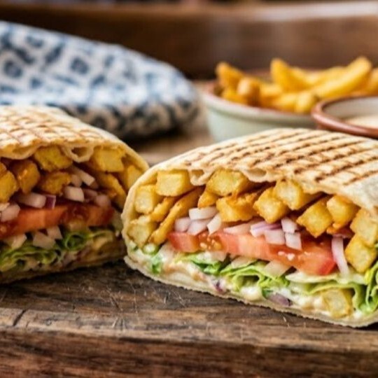 XXL Vejetaryen French Tacos