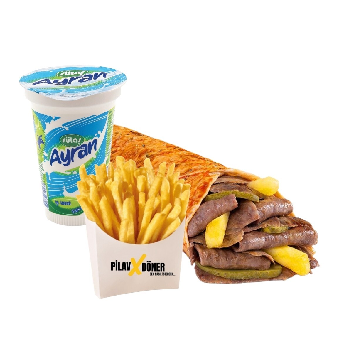 Et Döner Dürüm Menü (X)