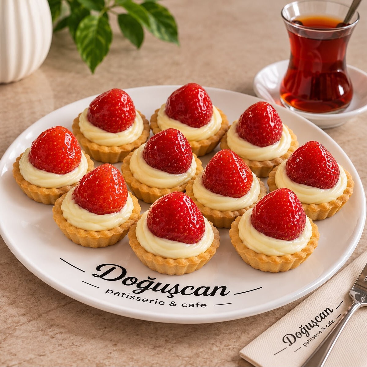 Çilekli Tartolet ( 500 gr.)