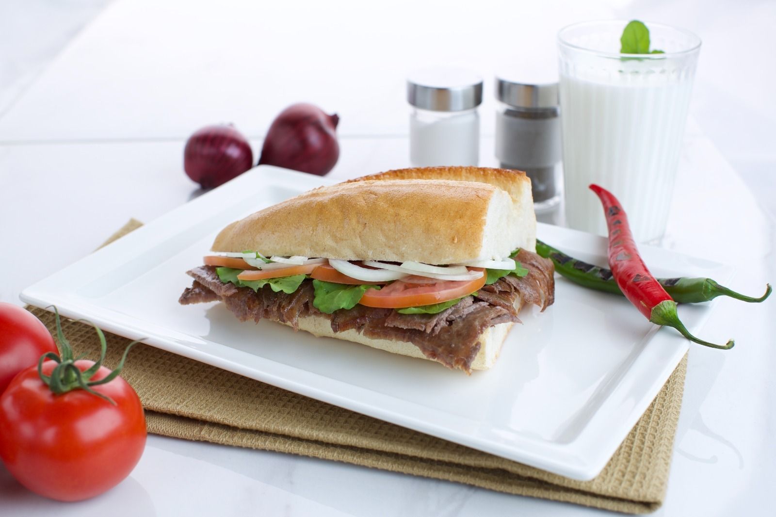 Yarım Ekmek Arası Et Döner (Duble)