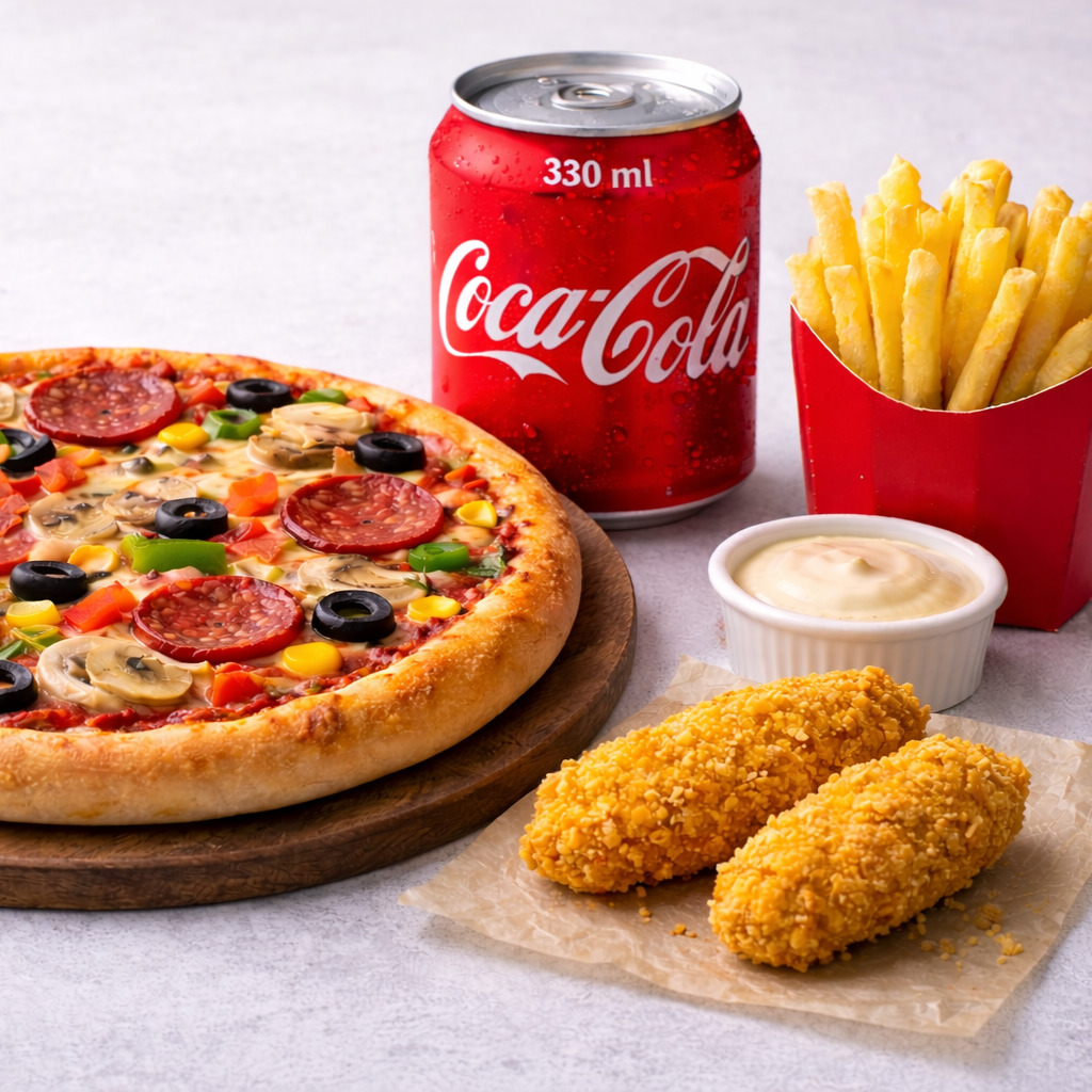 Karışık Pizza (Orta Boy) Menü
