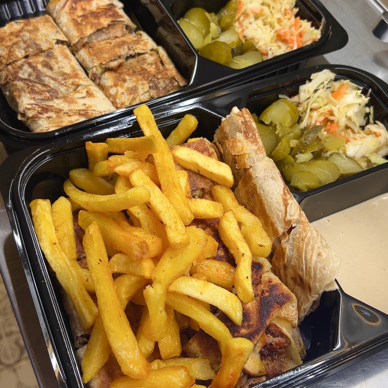 Duble İtalyan Hindi Et Döner