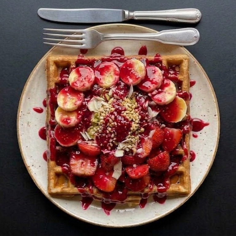 Raspberry Waffle (Küçük Hamur)