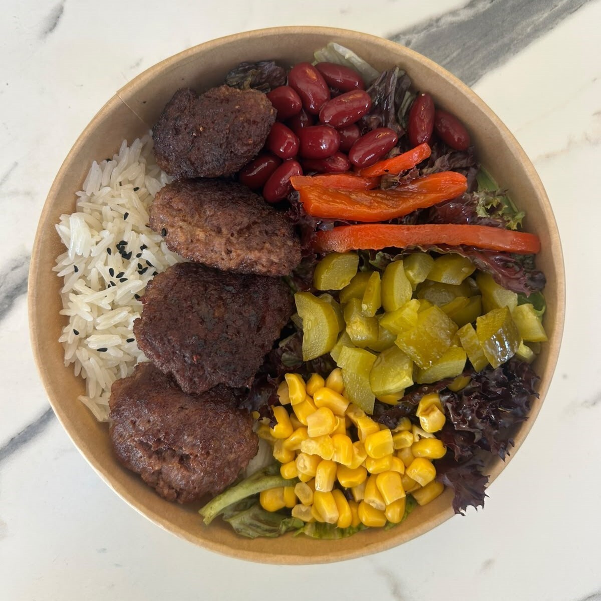Köfte Basmati Bowl