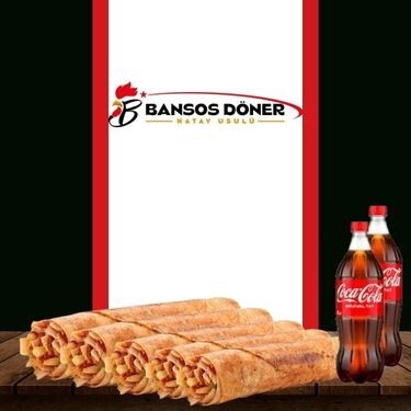 5'li Tavuk Döner Dürüm (Medium) Menü