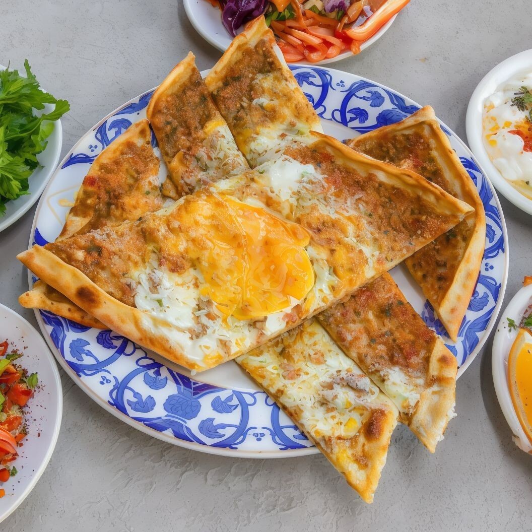 Kıymalı Yumurtalı Pide
