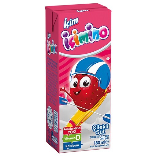 İçimino Çilekli Süt (18 cl.)