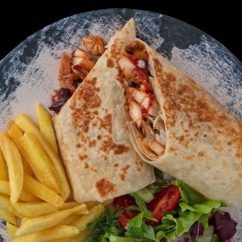 Barbekü Soslu Tavuklu Wrap