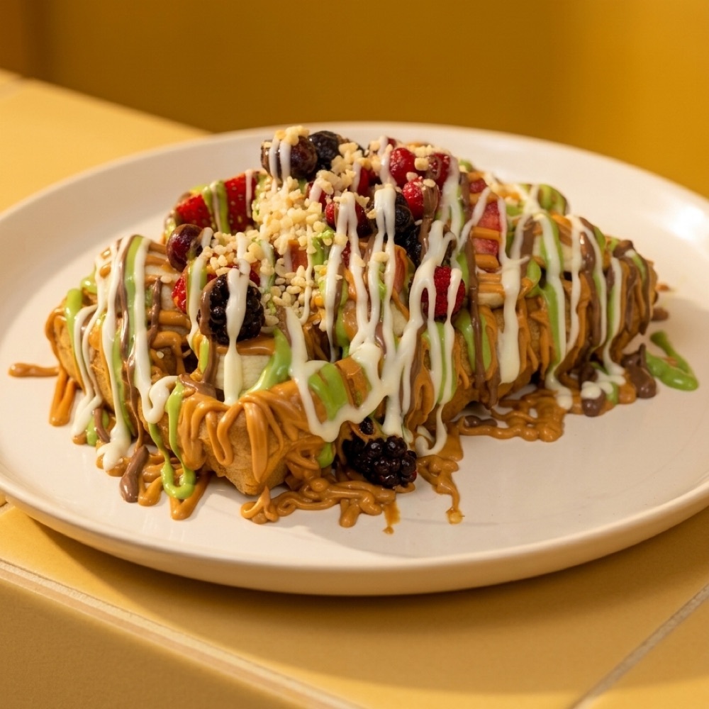 Antep Karmaşa Bütün Waffle