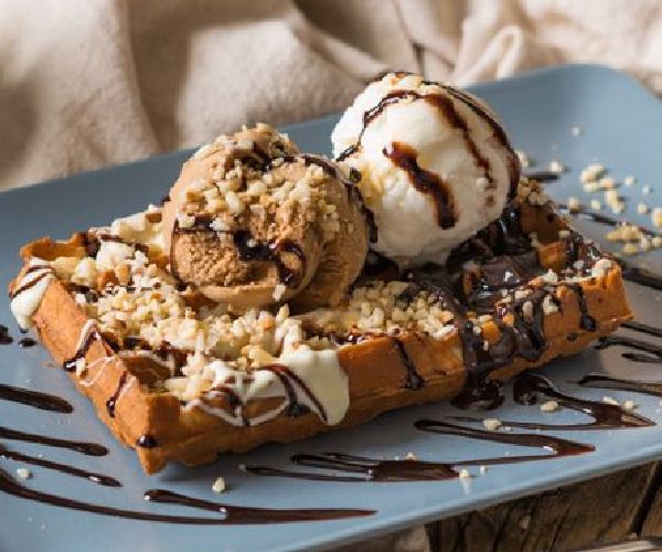 Belçika Ice Cream Waffle
