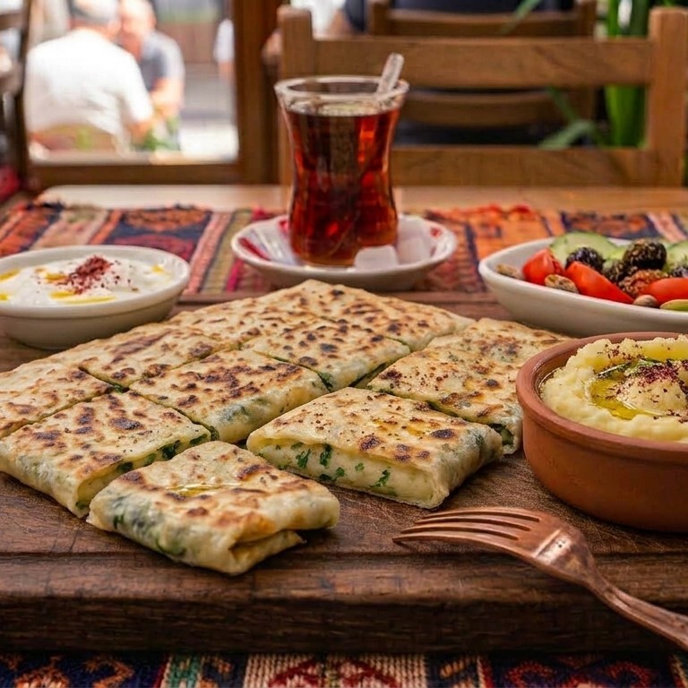 Soslu Patatesli Gözleme
