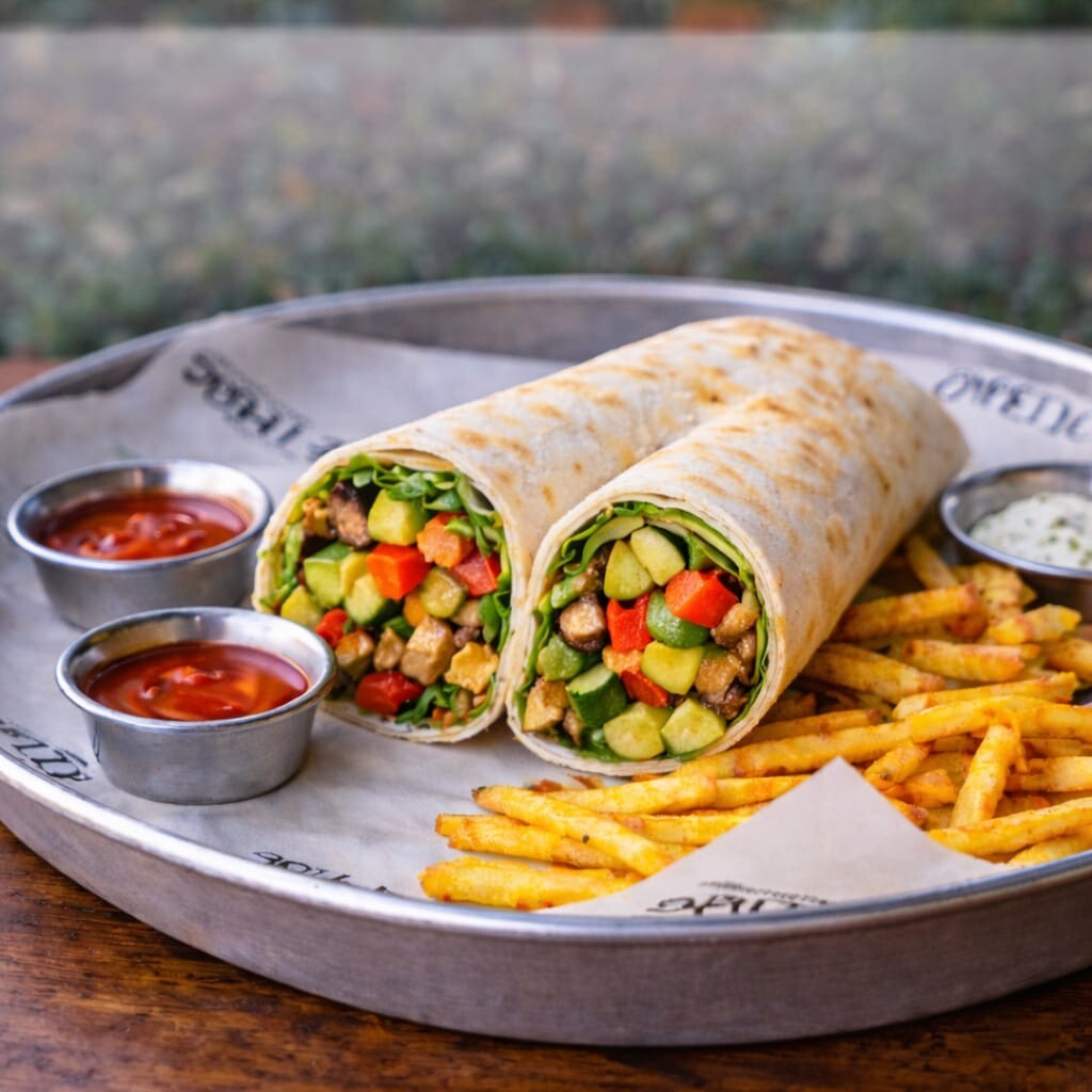Vegan Sebzeli Wrap