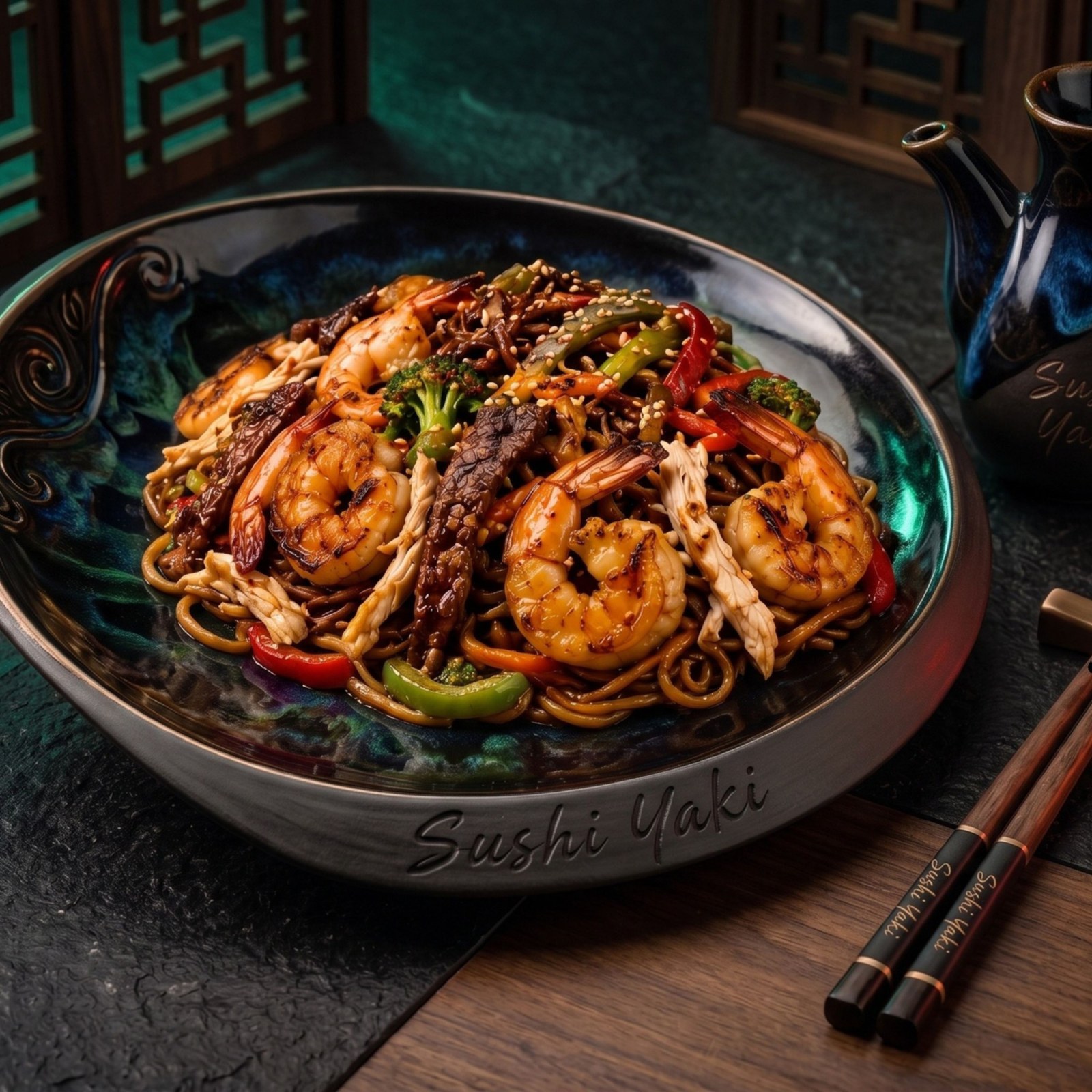 120- Sushi Yaki Mix Kepekli Erişte