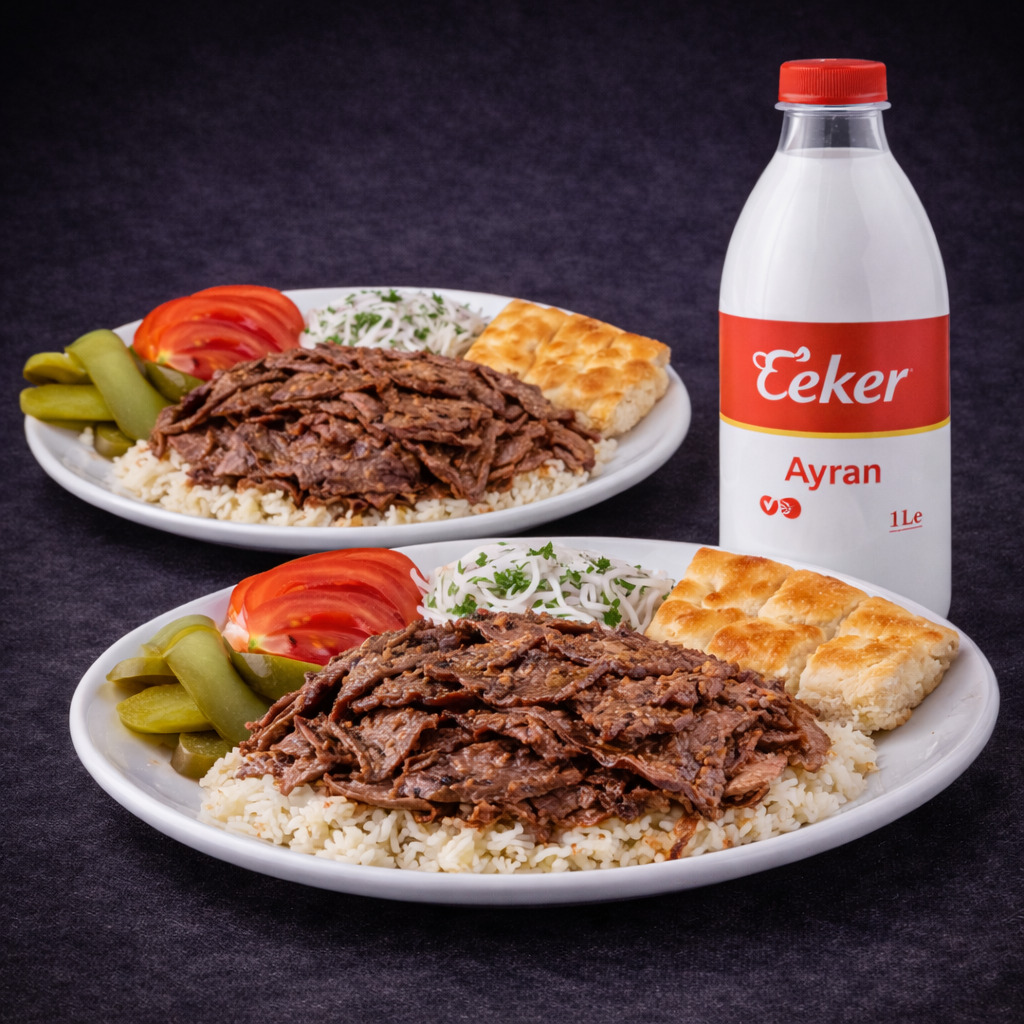 2'li Pilavüstü Et Döner Menü