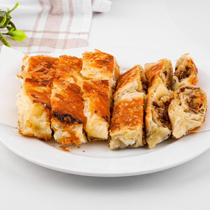Kıymalı Kol Böreği (1 Kg.) +2 Coca Cola 330 ml