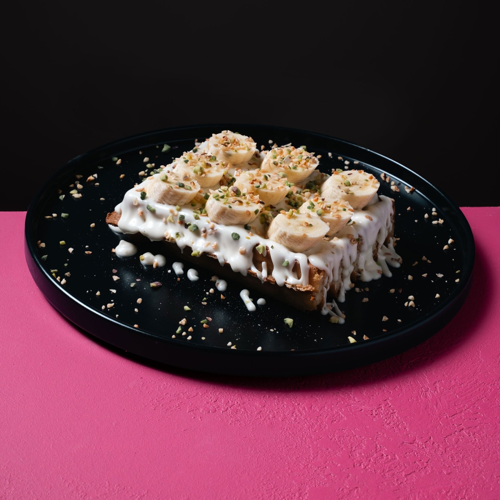 Beyaz Çikolatalı Muzlu Waffle