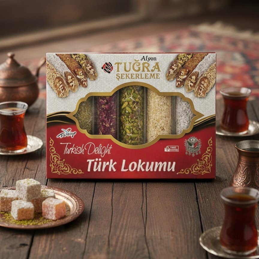 Turkish Lokumu Silindir Kesim (450 gr)