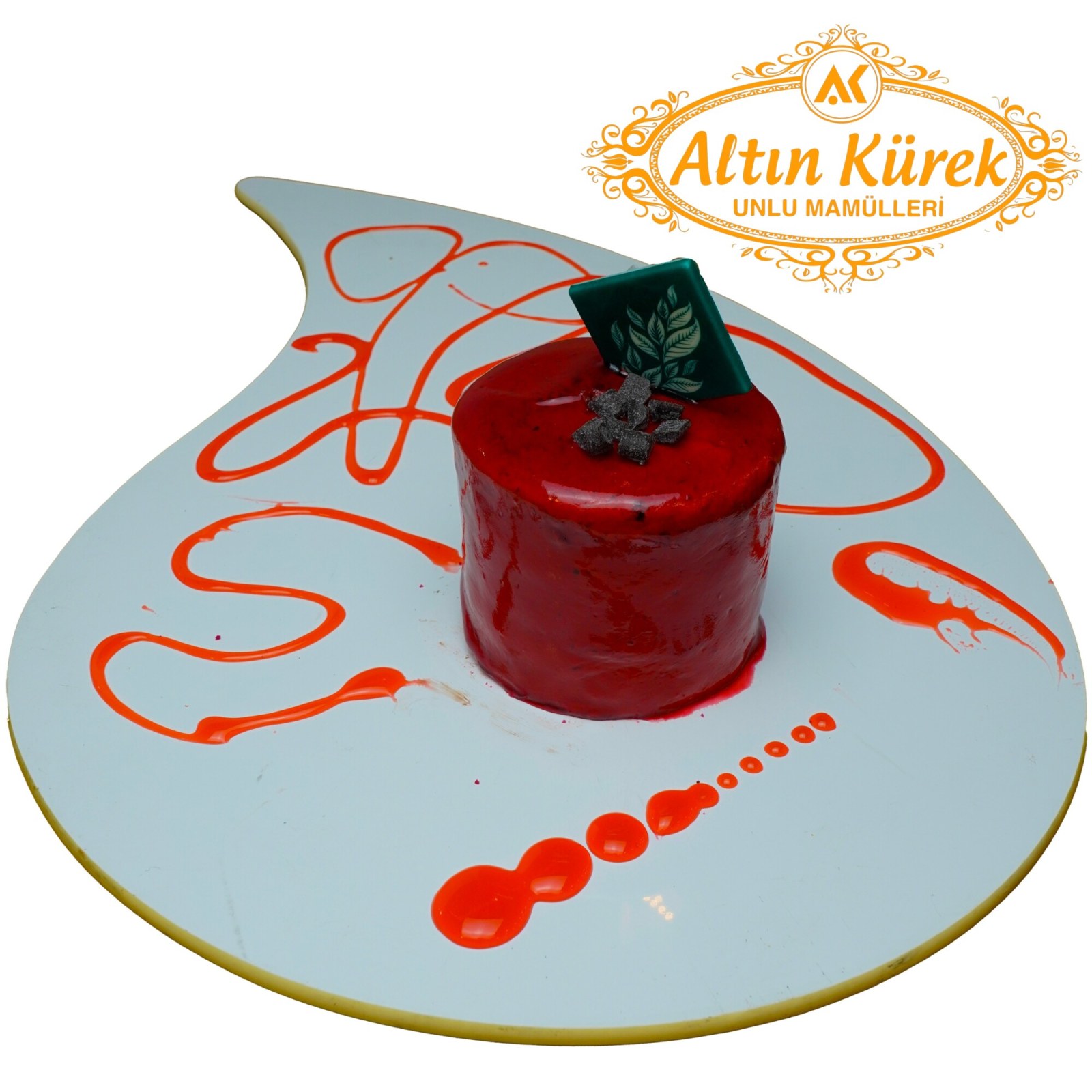 Frambuazlı Çikolatalı Adet Pasta